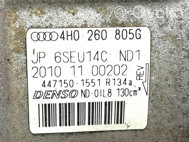 Audi A8 S8 D4 4H Compressore aria condizionata (A/C) (pompa) 4H0260805G