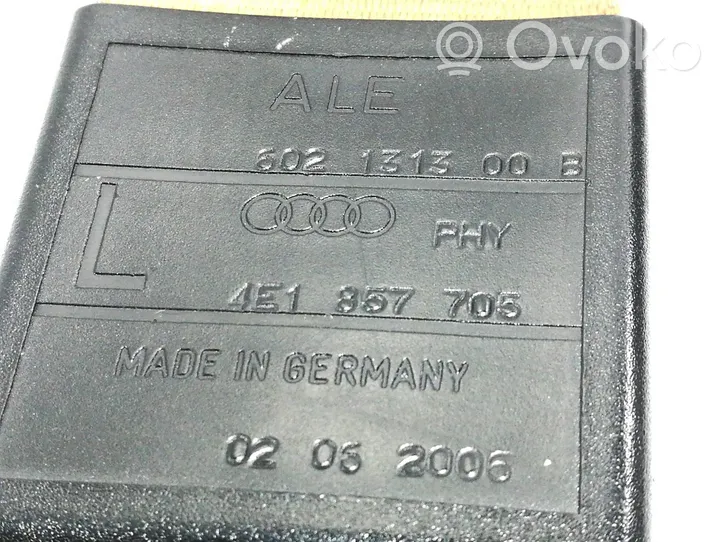 Audi A8 S8 D3 4E Ceinture de sécurité avant 4E1857705