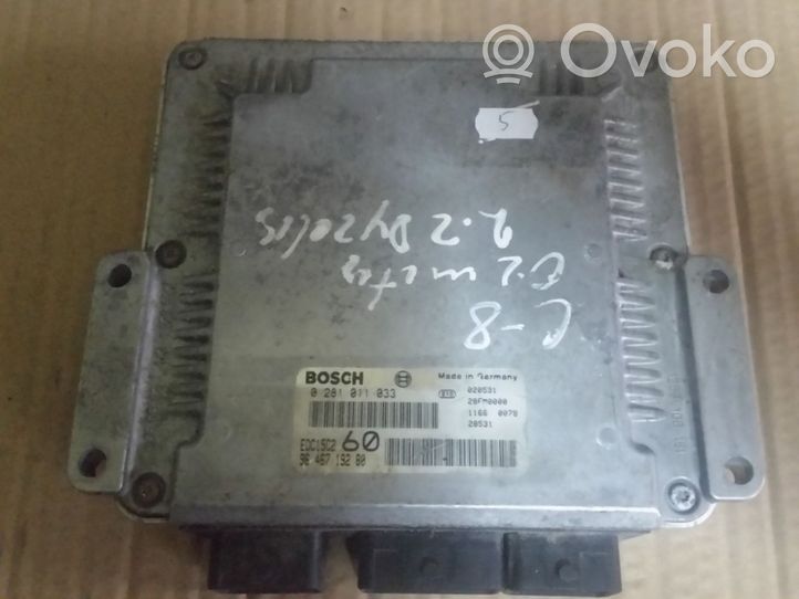 Citroen C8 Calculateur moteur ECU 0281011033