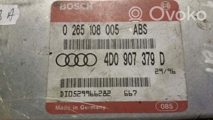 Audi A6 S6 C5 4B Centralina/modulo ABS 4D0907379D