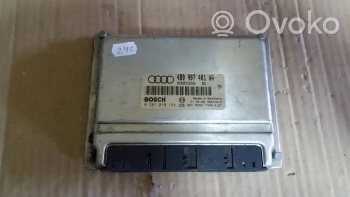 Audi A6 S6 C5 4B Centralina/modulo del motore 4B0907401AA