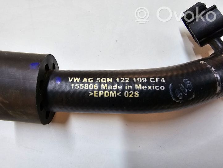 Volkswagen Tiguan Allspace Engine coolant pipe/hose 5QN122109CF4