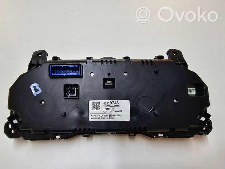 Buick Encore I Compteur de vitesse tableau de bord 42539743