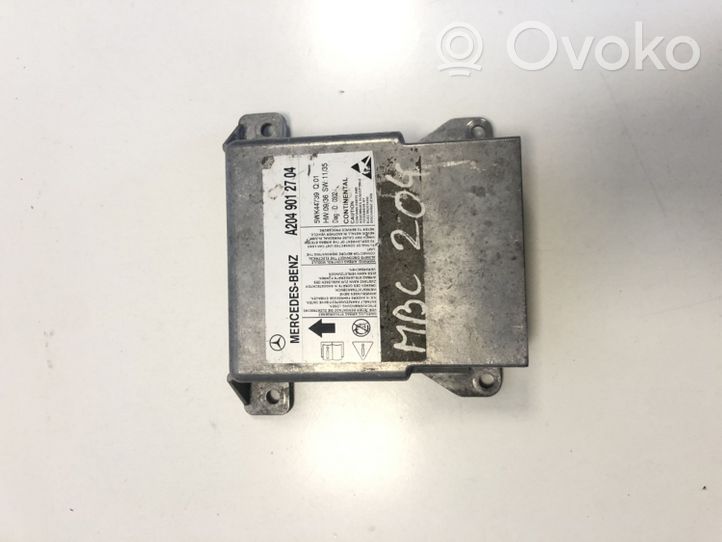 Mercedes-Benz C W204 Module de contrôle airbag A2049012704