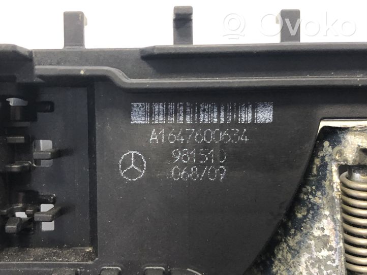 Mercedes-Benz GL X164 Klamka zewnętrzna drzwi przednich A1647600634