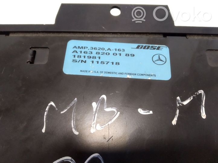 Mercedes-Benz ML W163 Vahvistin A1638200189