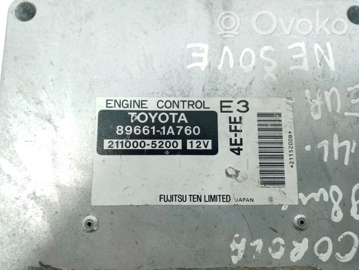 Toyota Corolla E110 Sterownik / Moduł ECU 896611A760