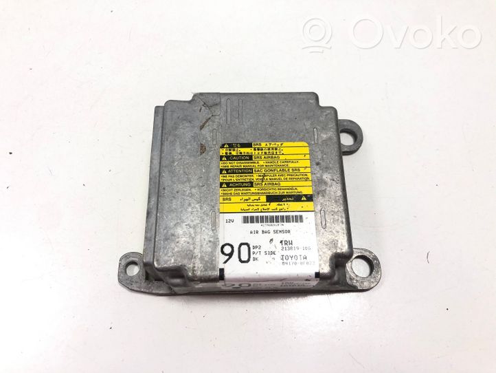 Toyota Corolla Verso AR10 Module de contrôle airbag 213819106