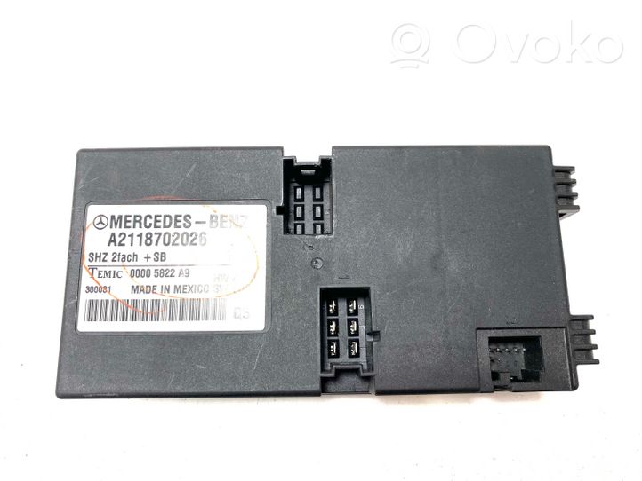 Mercedes-Benz ML W164 Seat control module A2118702026