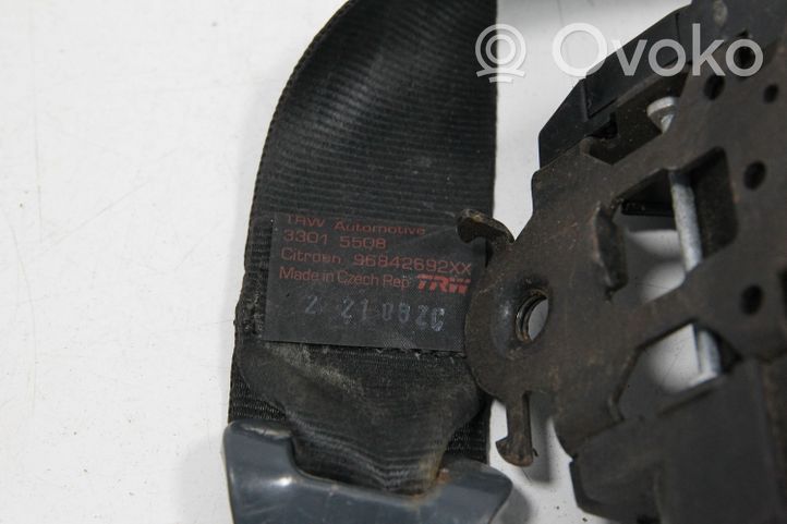 Citroen C3 Pas bezpieczeństwa fotela tylnego 33015508