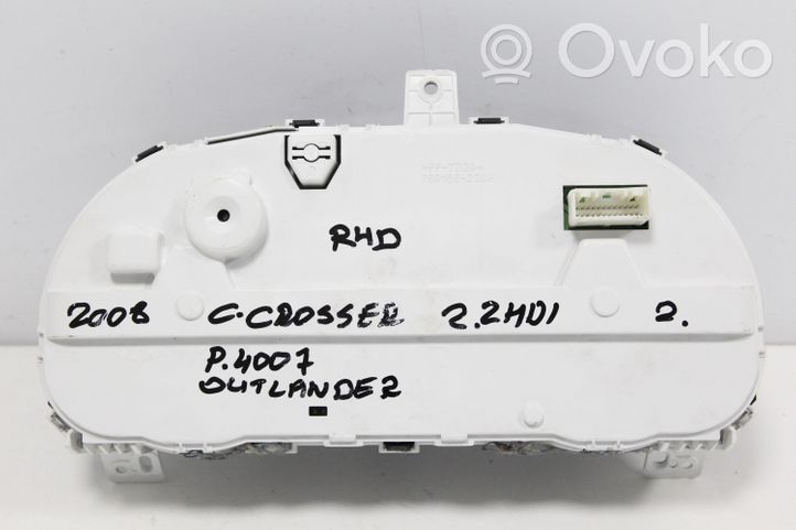 Citroen C-Crosser Tachimetro (quadro strumenti) 769166220H