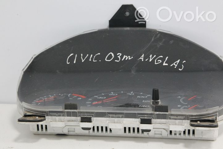 Honda Civic Compteur de vitesse tableau de bord HR0287014