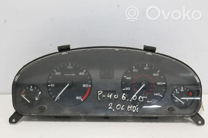 Peugeot 406 Spidometrs (instrumentu panelī) 9630373880