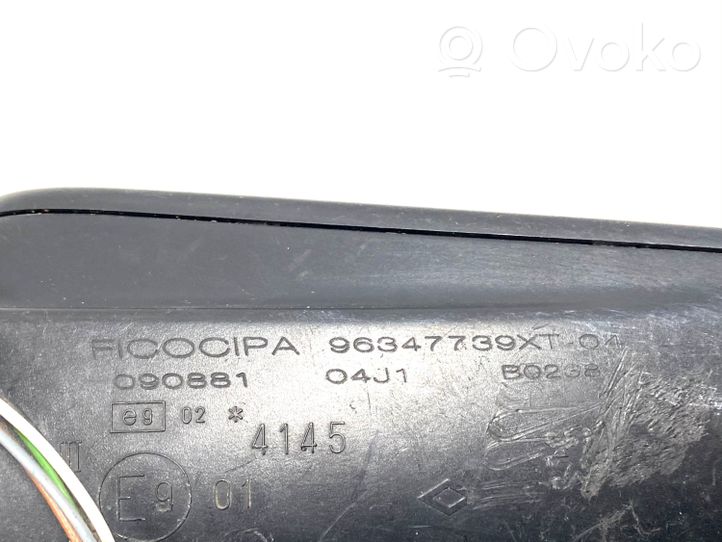 Peugeot 307 Etuoven sähköinen sivupeili 96347739