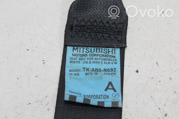 Mitsubishi Outlander Ceinture de sécurité arrière TKAB0N692