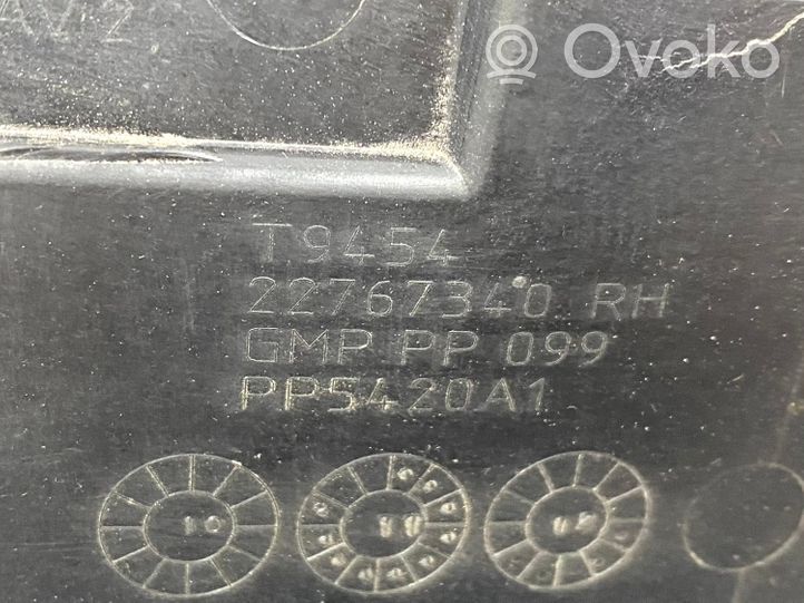 Chevrolet Volt I Välijäähdyttimen ilmanohjauksen ilmakanava 22767340