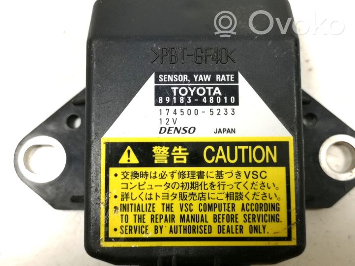 Toyota Yaris Verso Czujnik przyspieszenia ESP 891835233