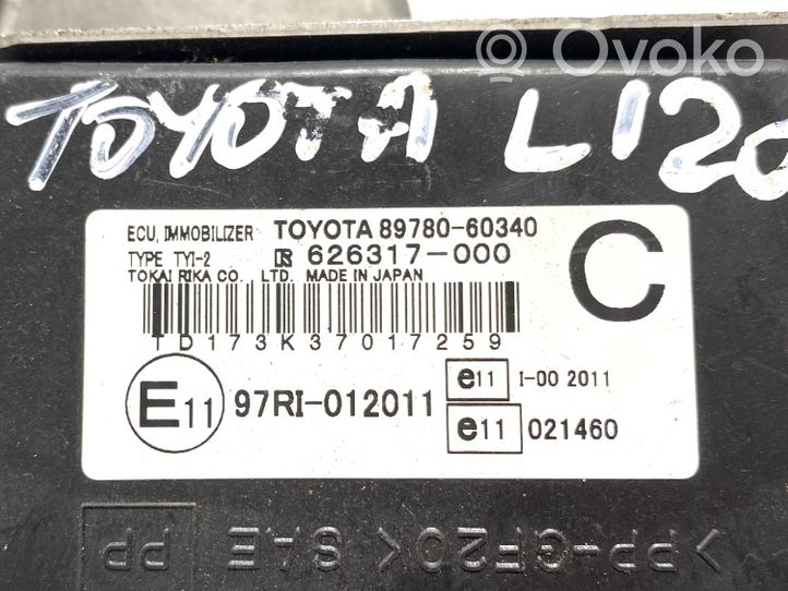 Toyota Land Cruiser (J120) Unité de commande dispositif d'immobilisation 626317000