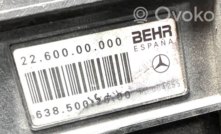 Mercedes-Benz Vito Viano W638 Aro de refuerzo del ventilador del radiador 2260000000