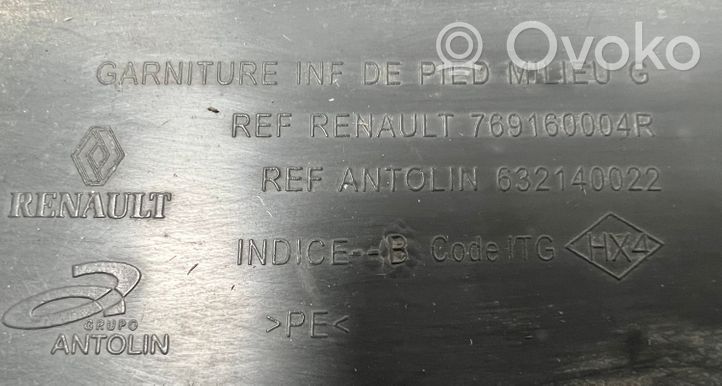 Renault Megane III (B) Revêtement de pilier (bas) 769160004R