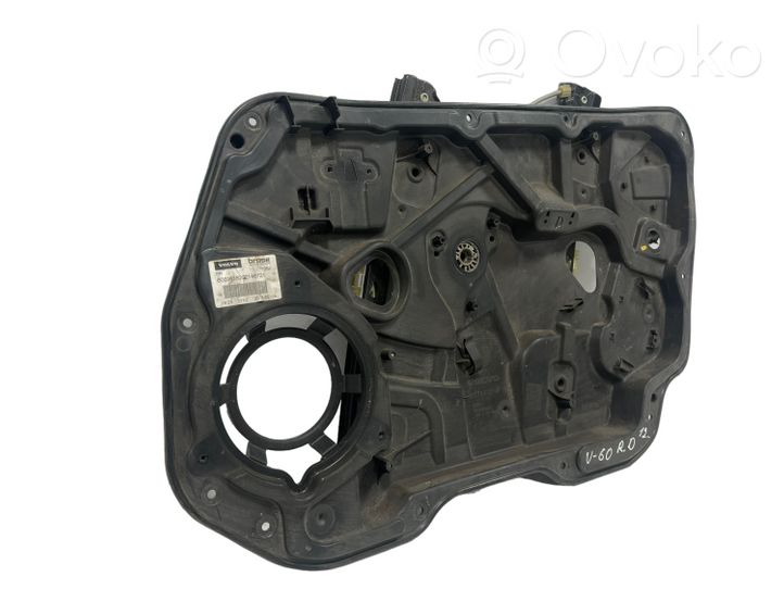 Volvo V60 Mechanizm podnoszenia szyby przedniej bez silnika 30784311