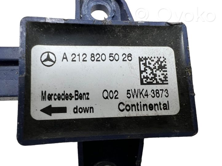 Mercedes-Benz E W212 Czujnik uderzenia Airbag A2128205026