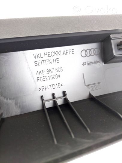 Audi e-tron Muu vararenkaan verhoilun elementti 4KE867608