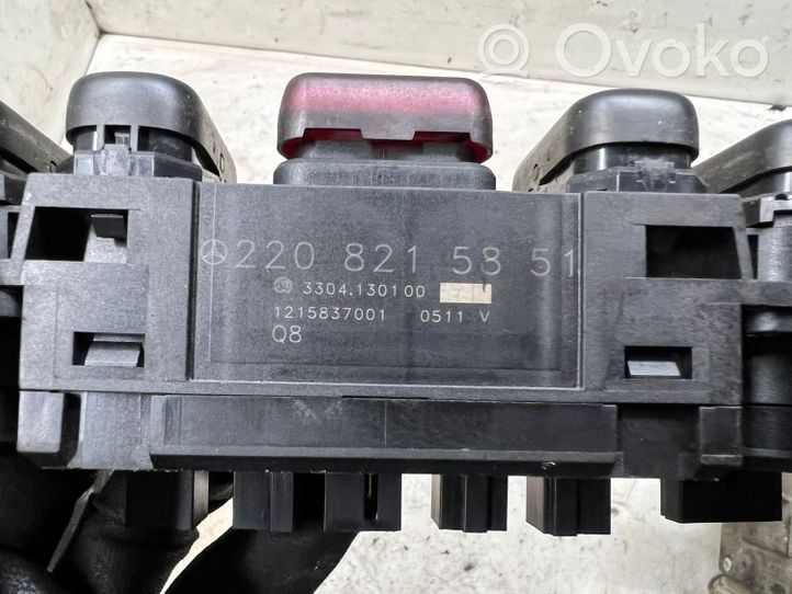 Mercedes-Benz S W220 Air suspension control unit module (rear) A2208215851