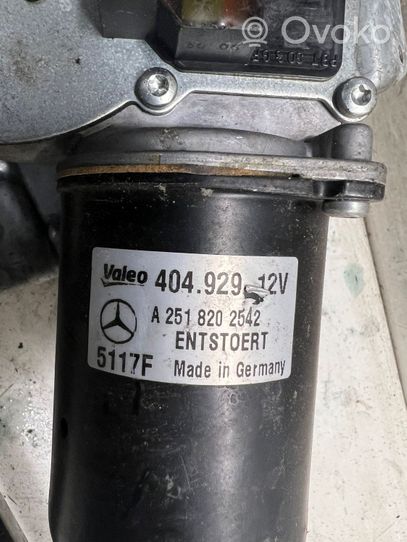 Mercedes-Benz R W251 Etupyyhkimen vivusto A2518202542