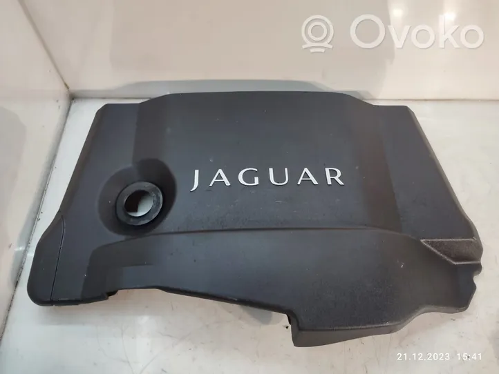 Jaguar XF X250 Крышка двигателя (отделка) 