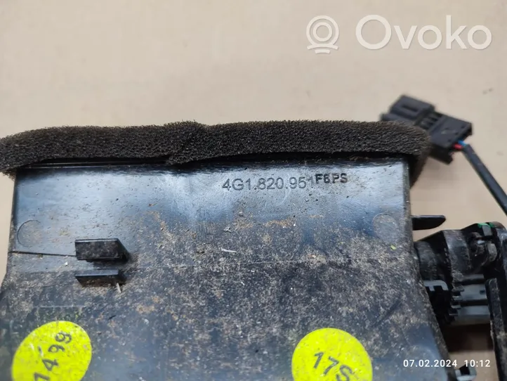 Audi A6 S6 C7 4G Centrālais gaisa ventilācijas režģis 4G1820951