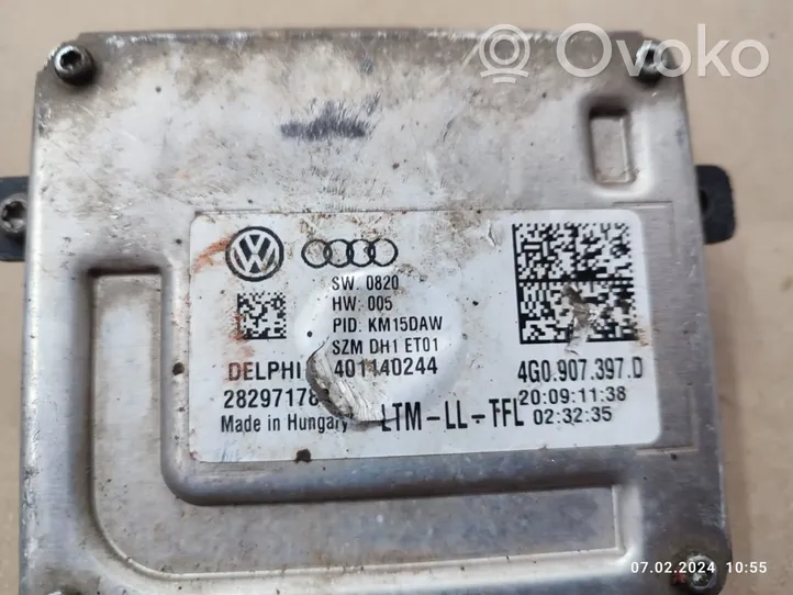 Audi A6 S6 C7 4G Modulo di zavorra faro Xenon 4G0907397D