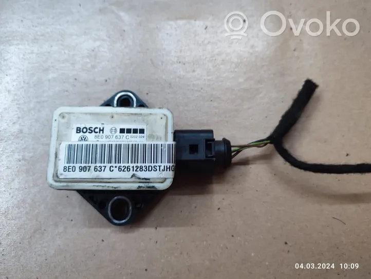 Audi A4 S4 B7 8E 8H Sensore di imbardata accelerazione ESP 8E0907637C