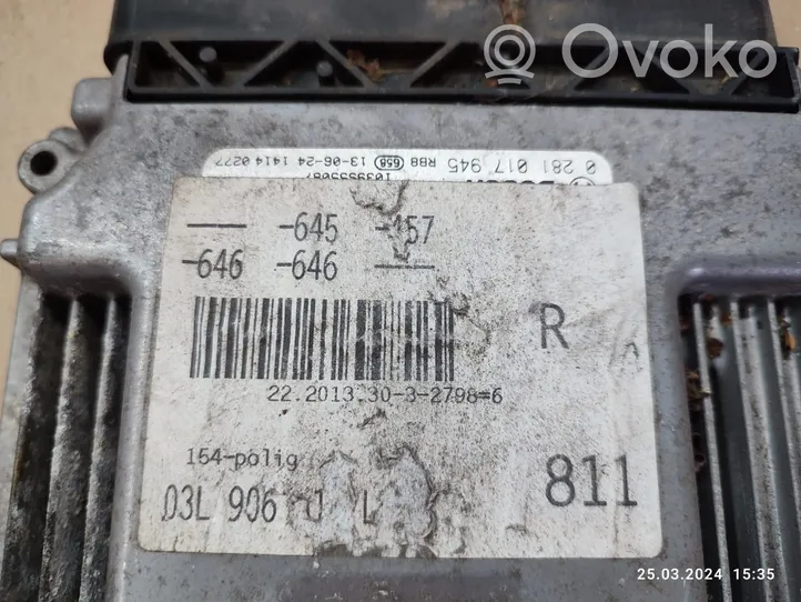 Audi A6 S6 C7 4G Calculateur moteur ECU 0281017945