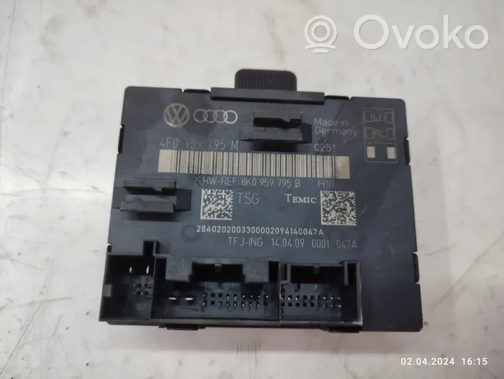 Audi Q5 SQ5 Oven ohjainlaite/moduuli 4F0959795M