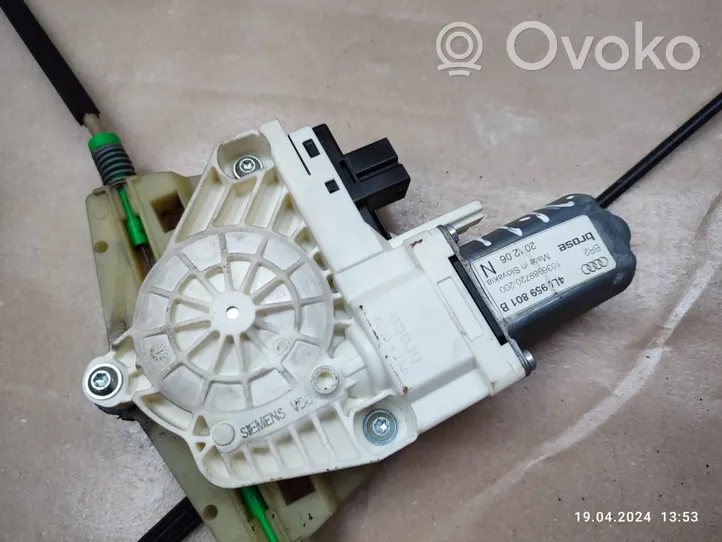 Audi Q7 4L Front door window regulator with motor 4L0837461A