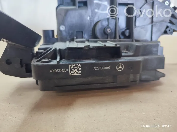 Mercedes-Benz C W205 Etuoven lukko A2220064099