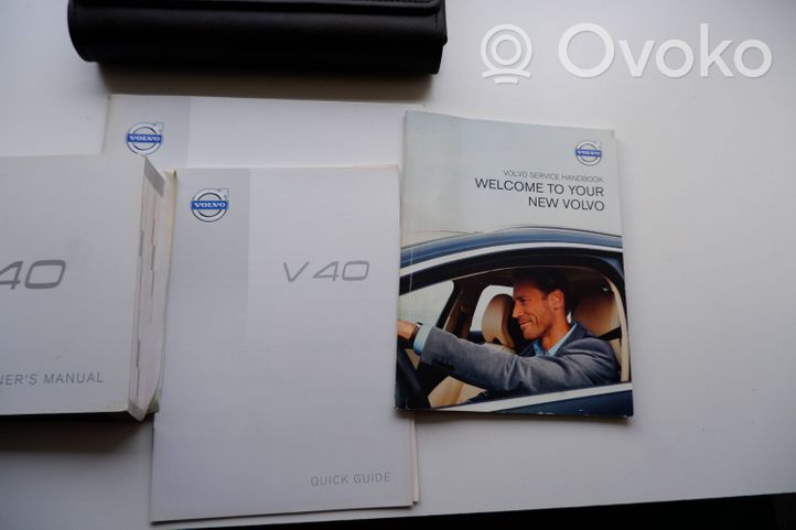 Volvo V40 Libretto di servizio dei proprietari 
