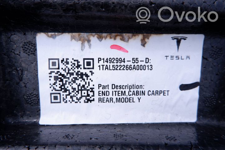 Tesla Model Y Jeu de tapis arrière 149299455D