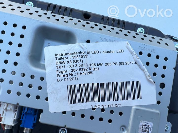 BMW 7 G11 G12 Tachimetro (quadro strumenti) 0263723124