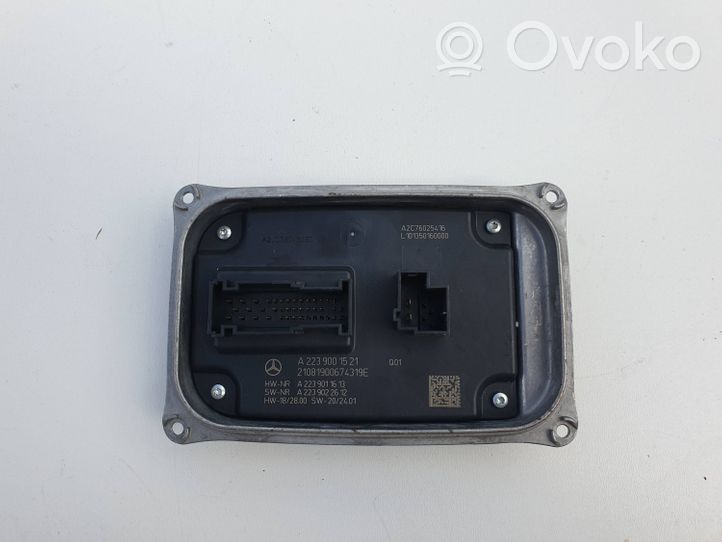 Mercedes-Benz S W223 Module de ballast de phare Xenon A2239001521