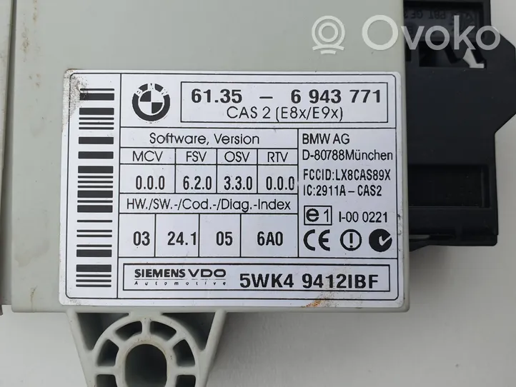 BMW 3 E90 E91 Modulo di controllo del corpo centrale 6943771