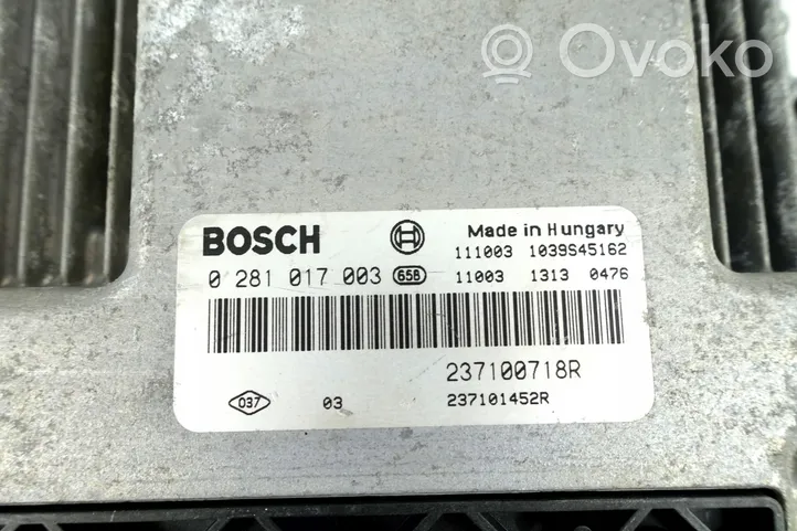 Opel Vivaro Engine control unit/module ECU 0281017003