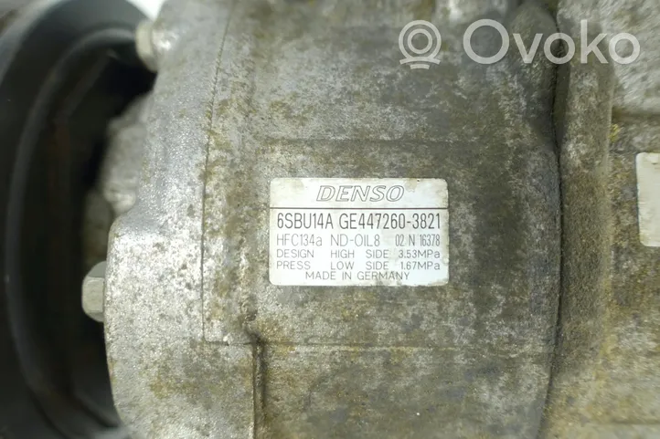 BMW 5 F10 F11 Compressore aria condizionata (A/C) (pompa) GE447260-3821
