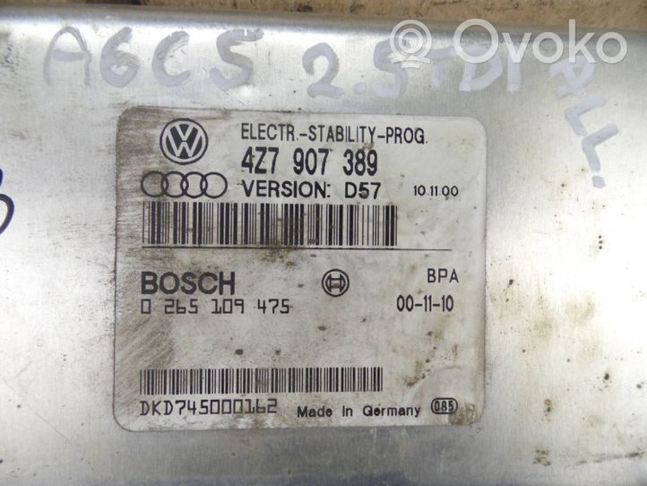 Audi A6 Allroad C5 Module de frein de stationnement 4Z7907389