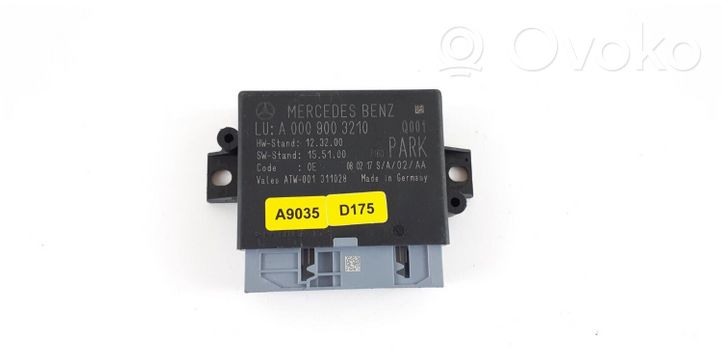 Mercedes-Benz GLE (W166 - C292) Parking PDC control unit/module A0009003210