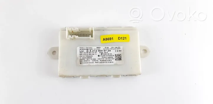 Mercedes-Benz GLE (W166 - C292) Module de contrôle sans clé Go A2129009729