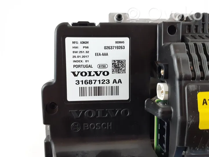 Volvo XC90 Tachimetro (quadro strumenti) 31687123AA