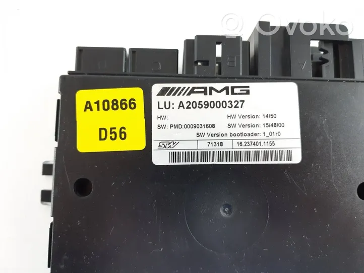 Mercedes-Benz C AMG W205 Transfer box differential control unit A2059000327