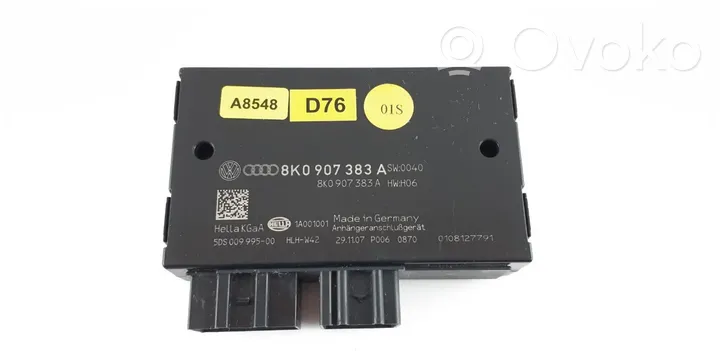 Audi A4 S4 B8 8K Module de contrôle crochet de remorque 8K0907383A